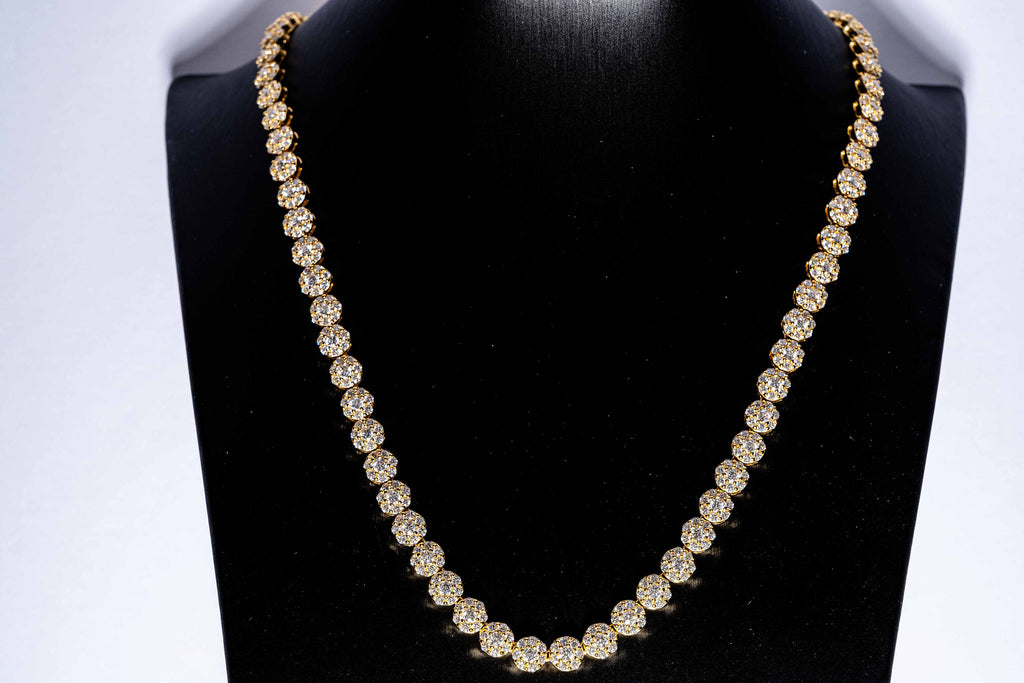 Royal Halo Tennis Chain