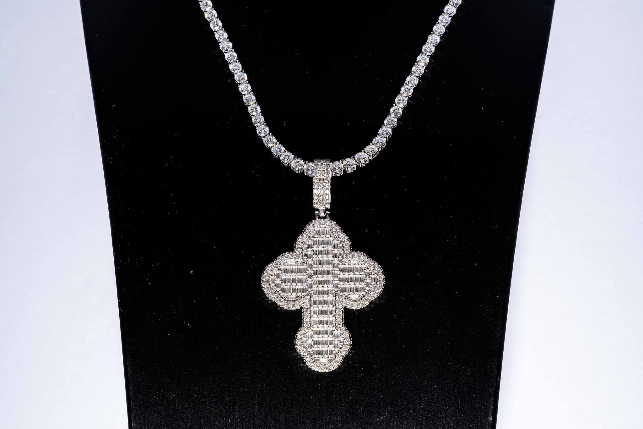 Cathedral Baguette Cross Set