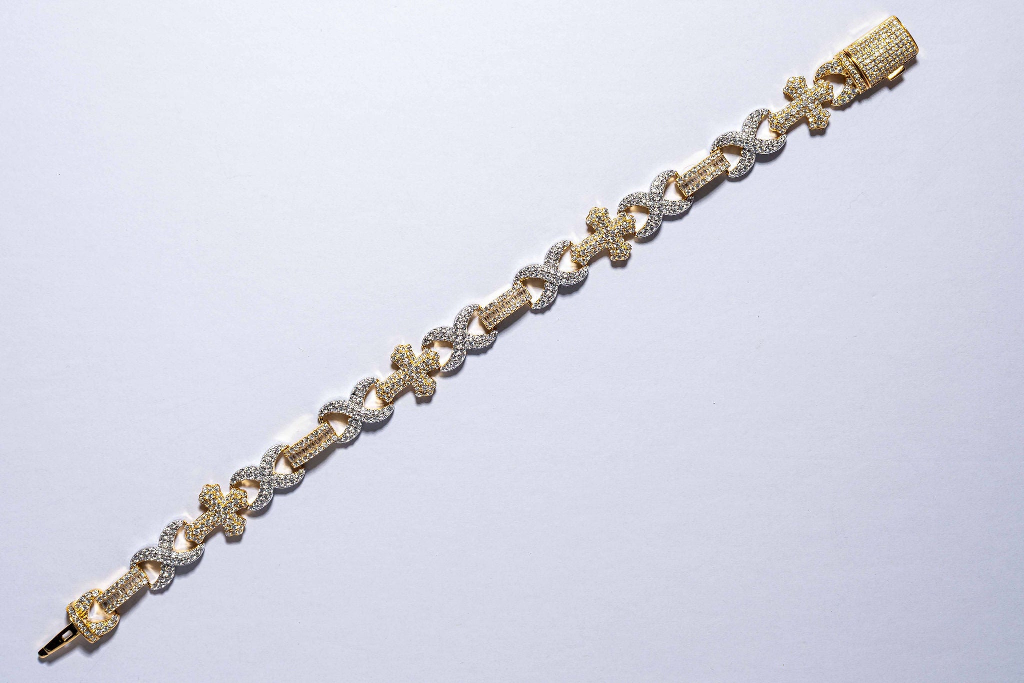 Imperial Infinity Cross bracelet