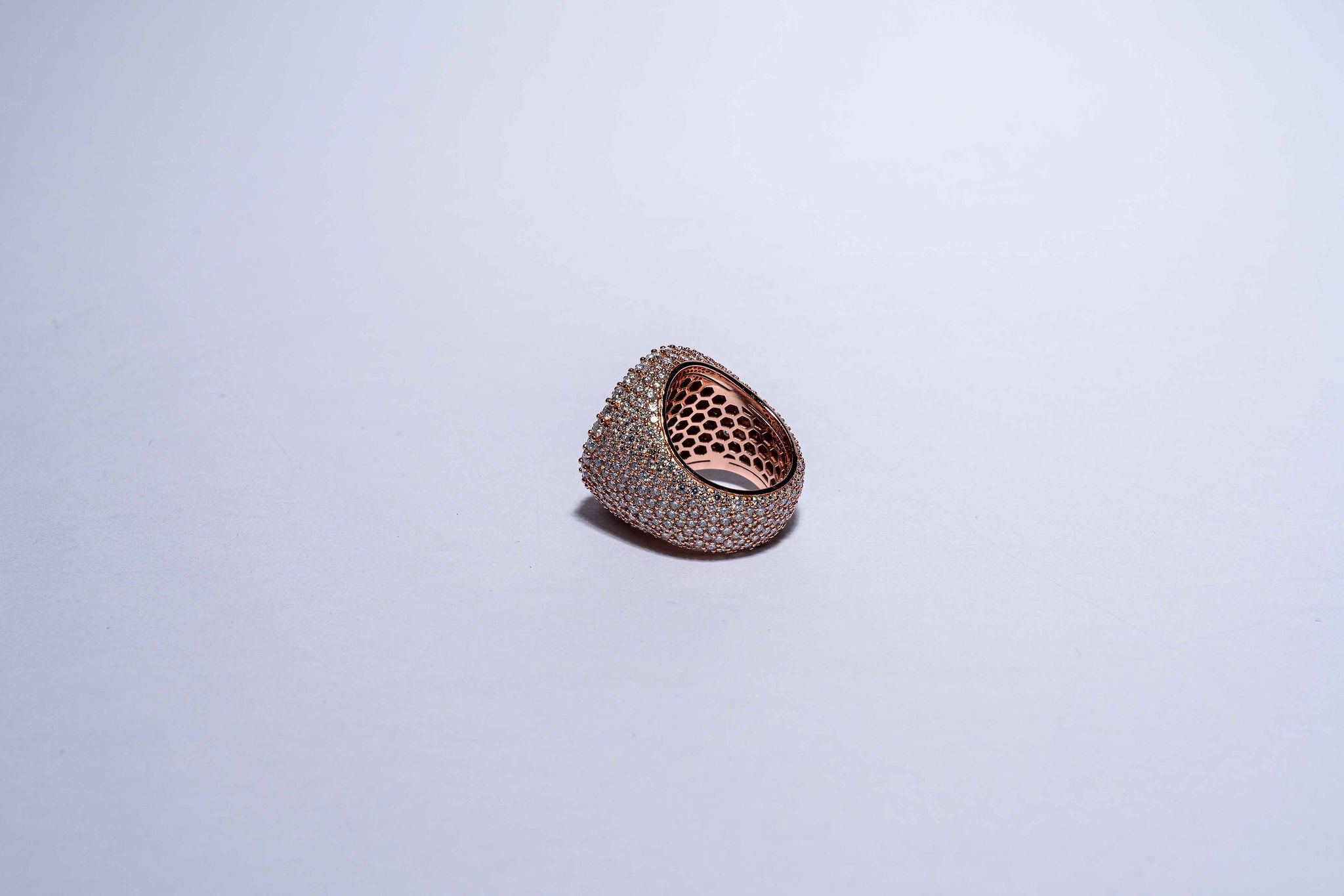 Mosaic Inverted Diamond Ring