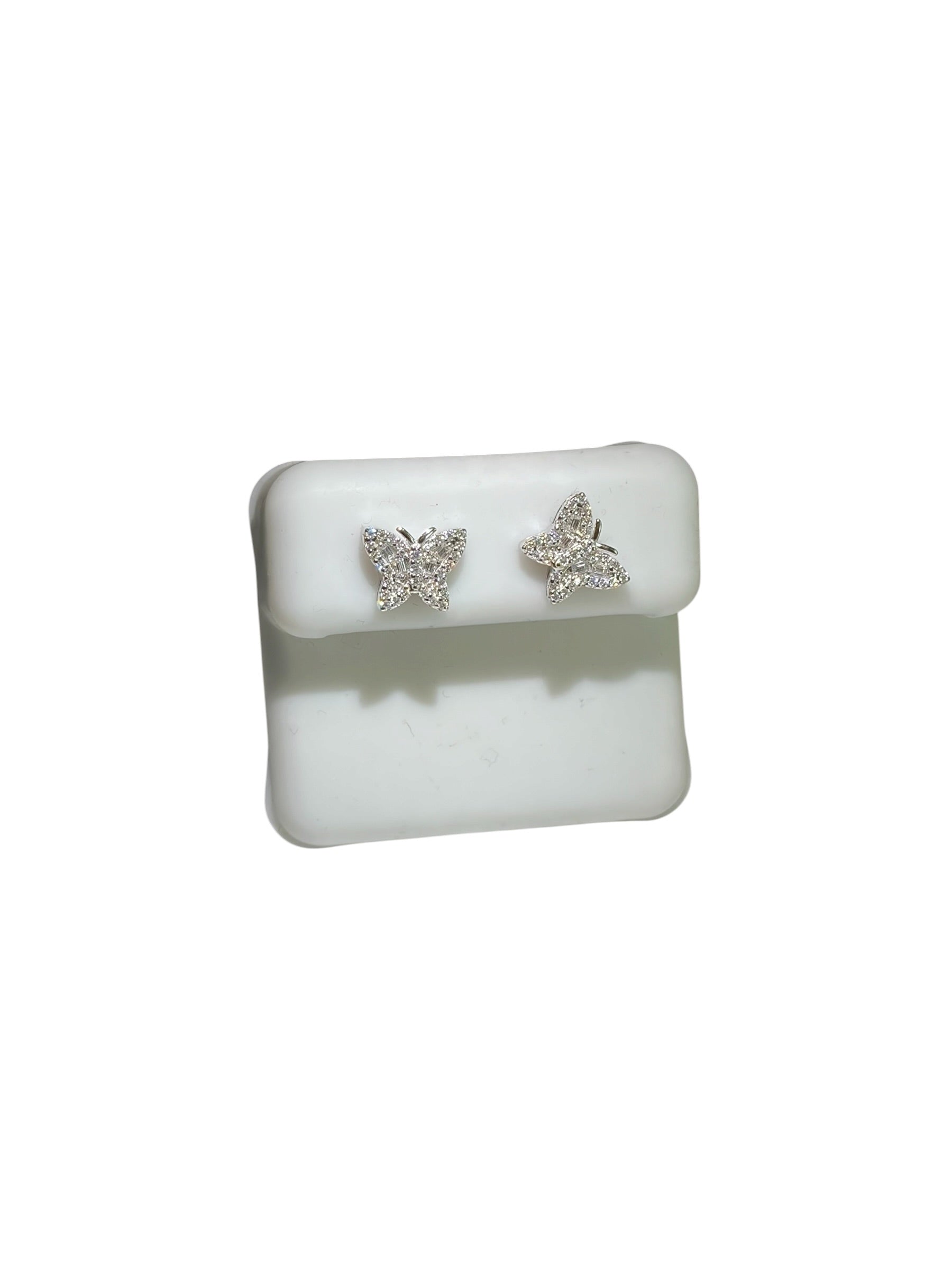 Iced Butterfly Earrings
