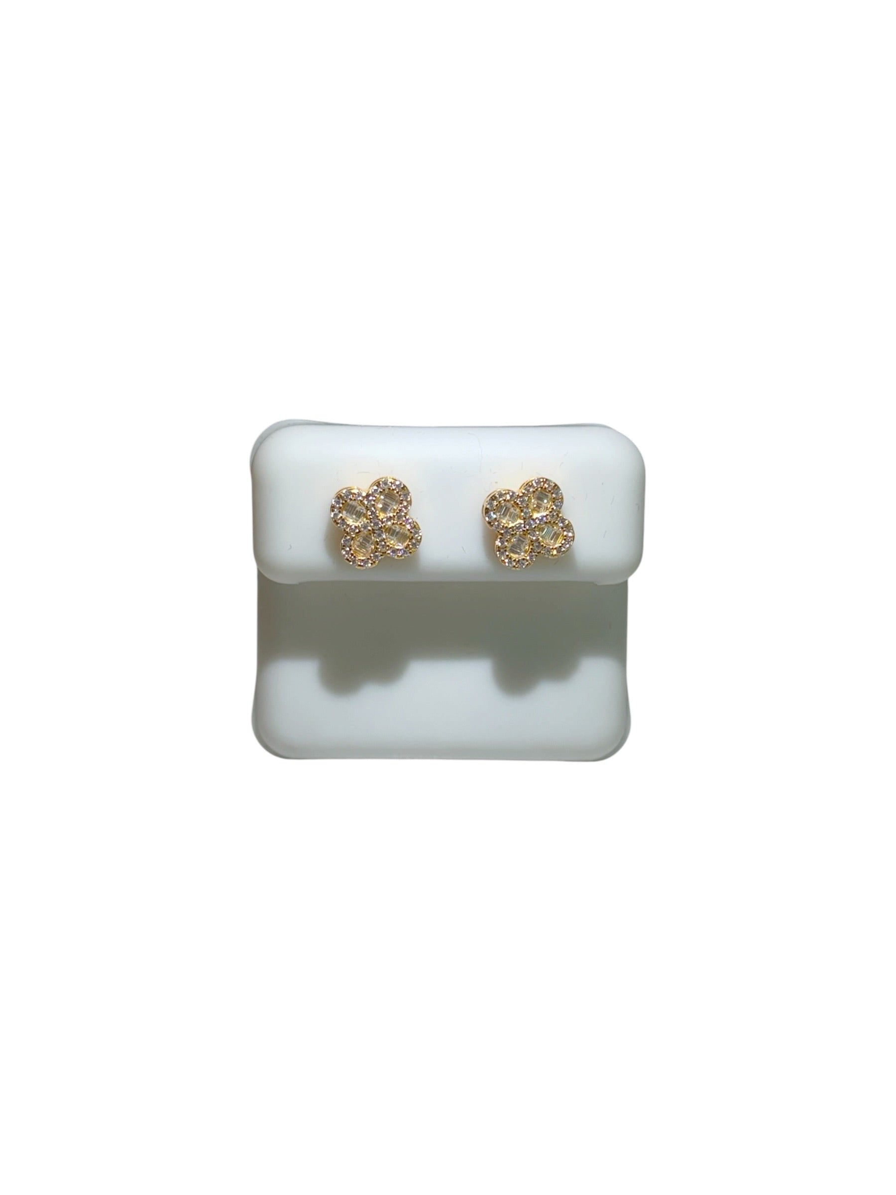 Iced Clover Earrings