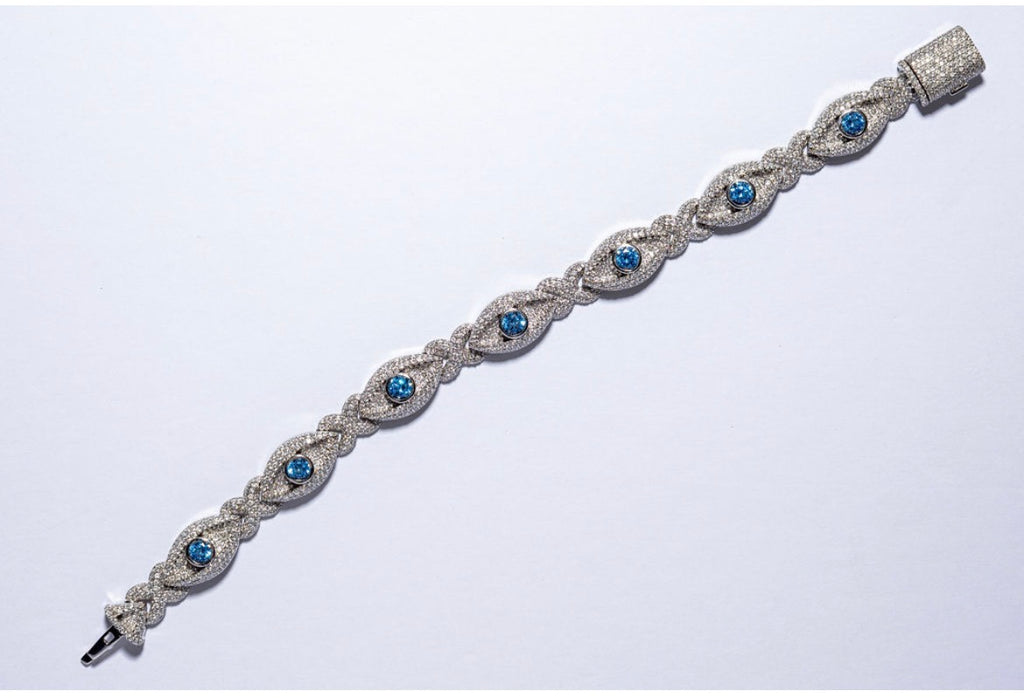 Infinity Blue Bracelet