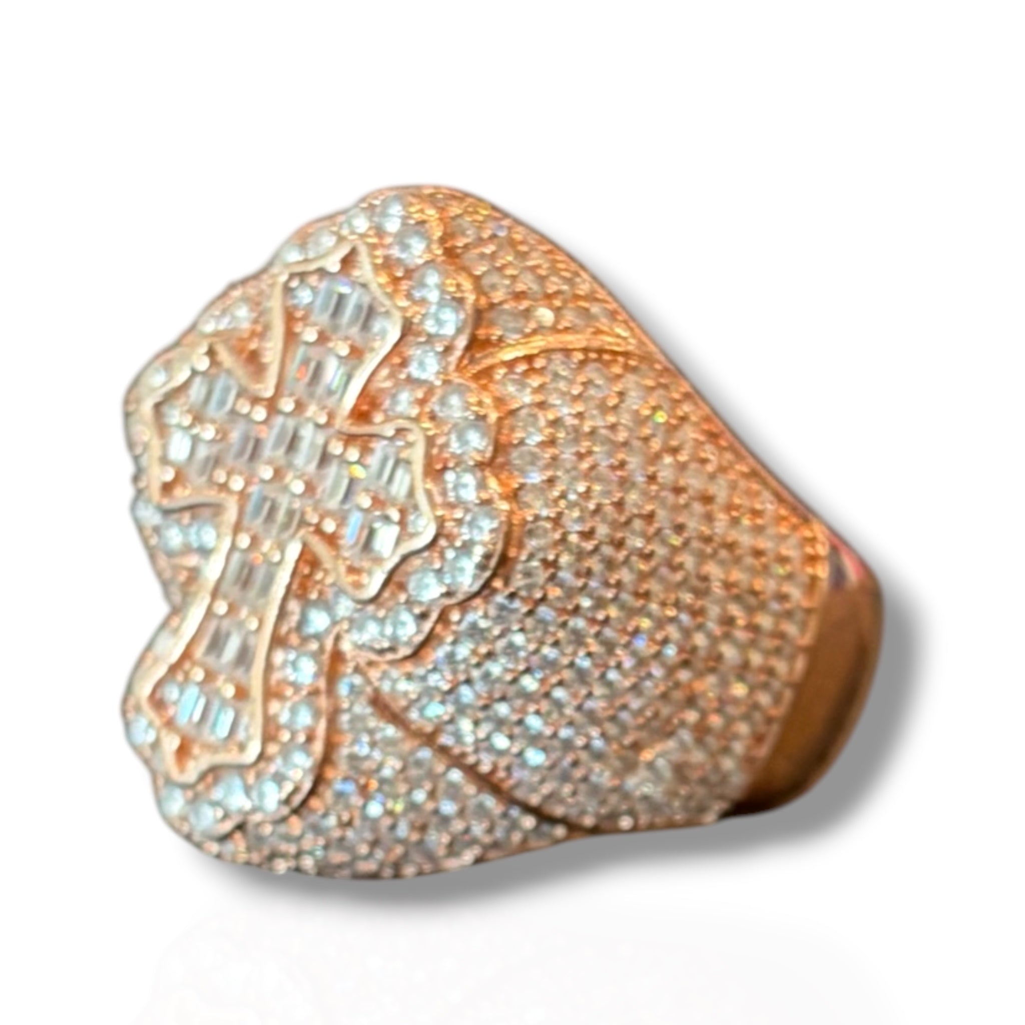 Rose Cross Ring