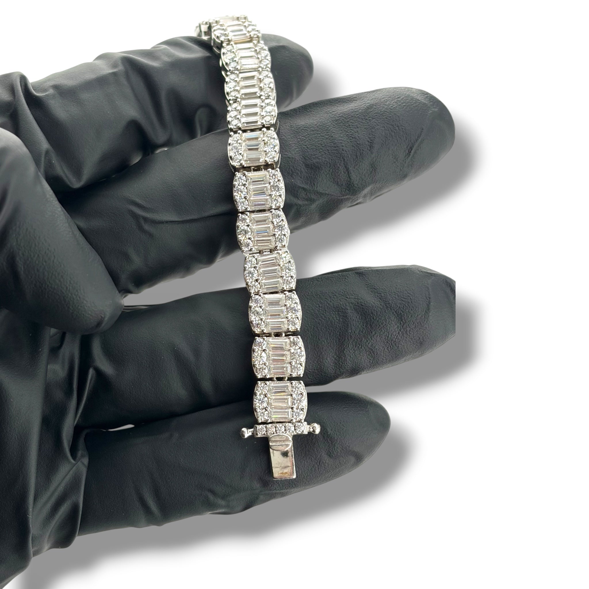 Baguette Diamond Tennis Bracelet